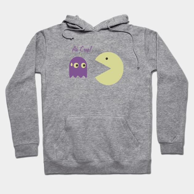 Gamer - PAC-MAN - Ah Crap! Hoodie by madmonkey